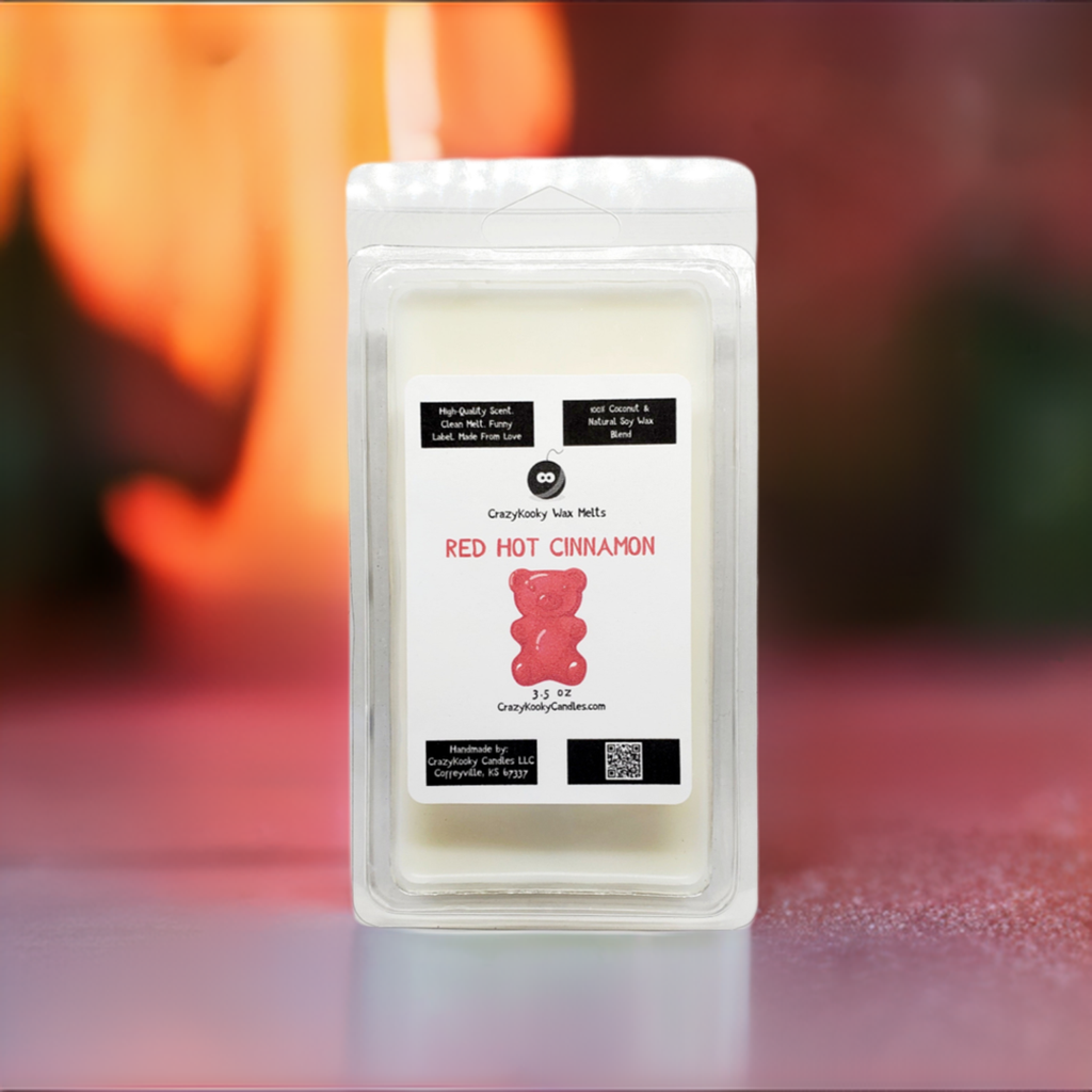 RED HOT CINNAMON WAX MELTS - CrazyKooky Candles LLC