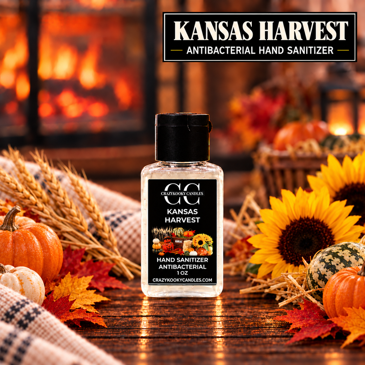 KANSAS HARVEST, Hand Sanitizer, 1oz