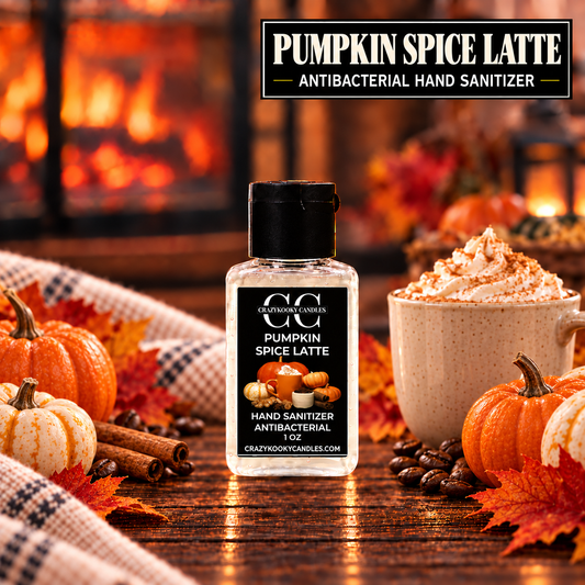 PUMPKIN SPICE LATTE, Hand Sanitizer, 1oz