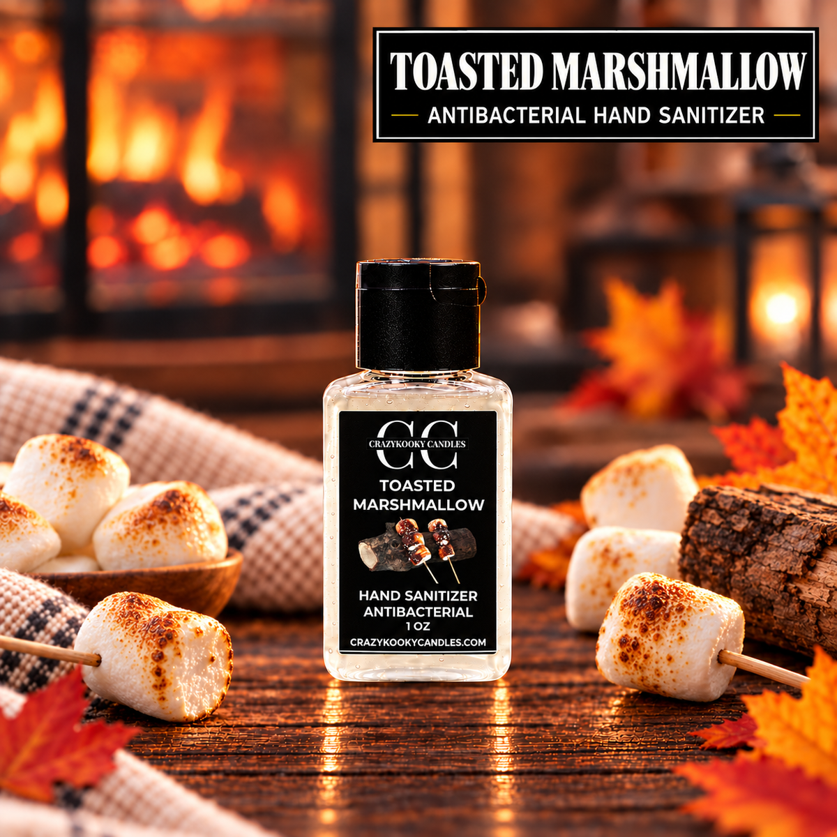 TOASTED MARSHMALLOW, Hand Sanitizer, 1oz