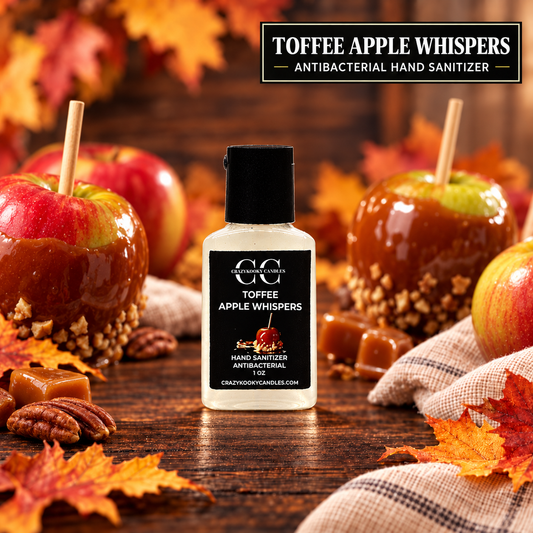 TOFFEE APPLE WHISPERS, Hand Sanitizer, 1oz