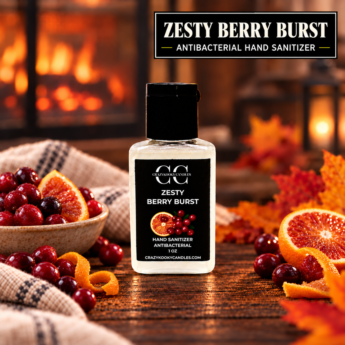 ZESTY BERRY BURST, Hand Sanitizer, 1oz