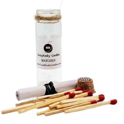 Matchstick Jar-CrazyKooky Candles LLC