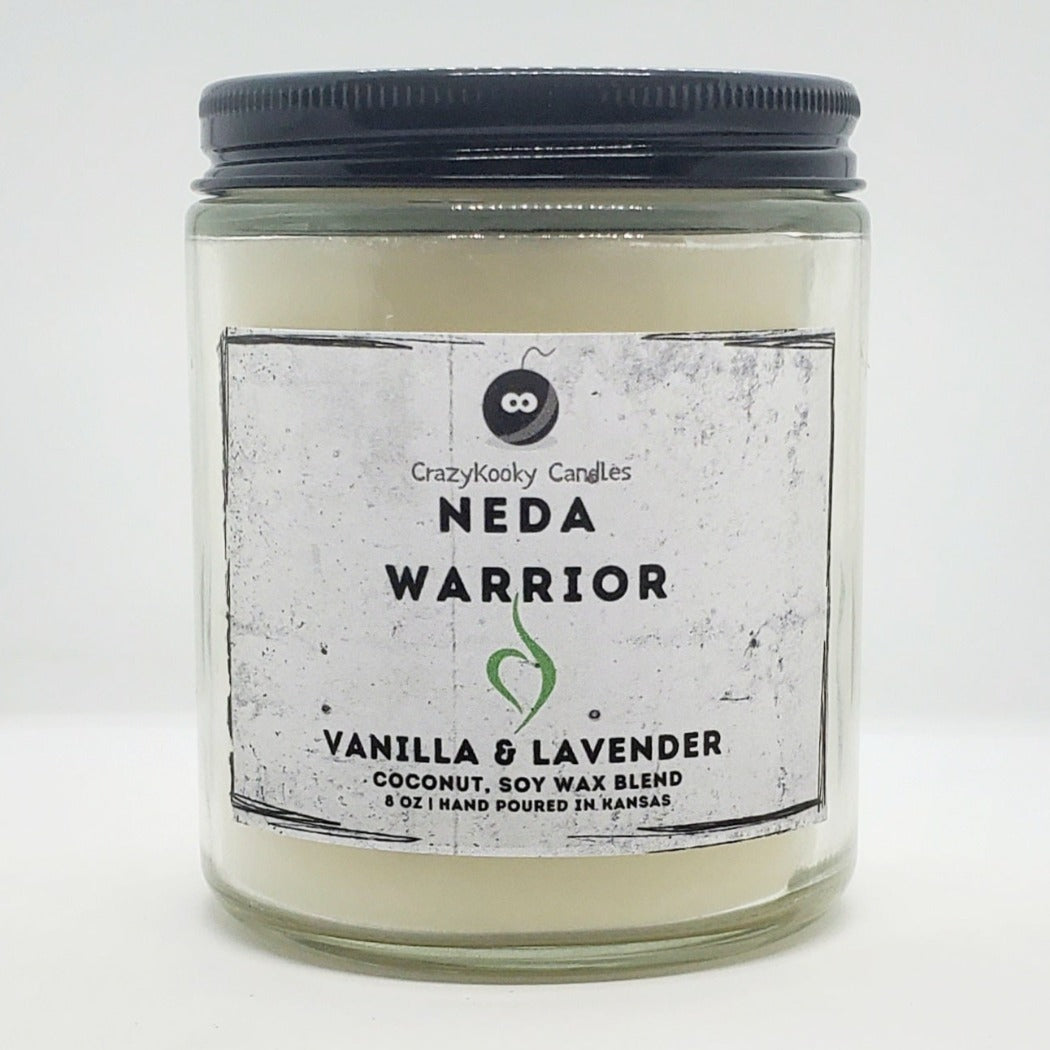 NEDA WARRIOR-CrazyKooky Candles LLC